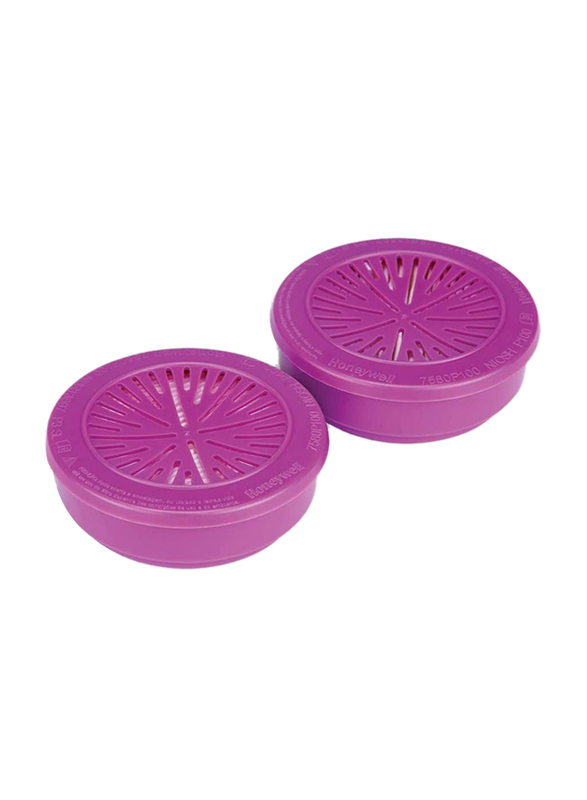 Honeywell North Particulate Half & Full Face Respirator Cartridges, 7580P100, Magenta, 2 Piece