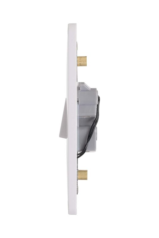 Schneider Electric Lisse - 2-pole switch with indicator lamp - 2 gangs - 50A - white - GGBL4021S