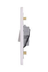 Schneider Electric Lisse - 2-pole switch with indicator lamp - 2 gangs - 50A - white - GGBL4021S