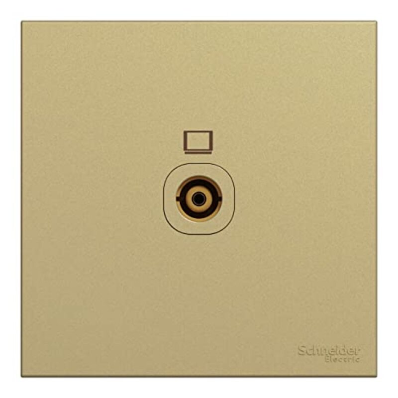 Schneider Electric Avataron C TV Socket E8731TV_WG, , Ip20 Wine Gold 75 Ohm