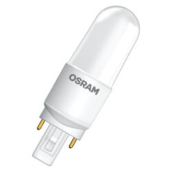 Osram LED Stick bulb G24D 2 Pin 10W Warm White, 3000K plugin - Pack of 5