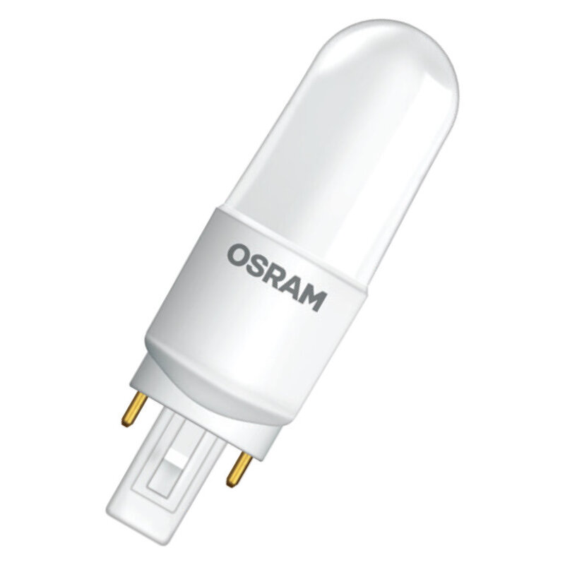 Osram LED Stick bulb G24D 2 Pin 10W Warm White, 3000K plugin - Pack of 10