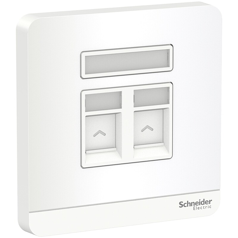 

Schneider Electric AvatarOn, 2 telephone sockets, White (Model Number-E8332RJS4_WE)