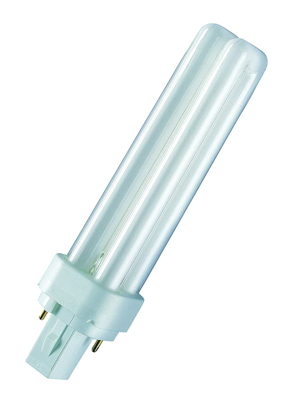 Osram Dulux D Plugin Base CFL Bulb, 18W, White