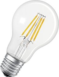 LEDVANCE Smart Led Lamp With Bluetooth E27 Filament Dimmable Replaces Incandescent Lamps With 50 W Warm White (2700 k) Controllable With Google Alexa And Apple Voice Control