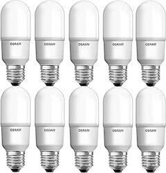 Osram LED Dimmable Bulb E27 Value Stick Warm White Lamp 11W 2700K (Dimmer) Pack of 10