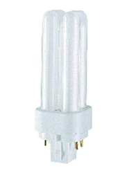 Osram Dulux D/E CFL Bulb, G24q-3, 13W 4 Pin, Warm White