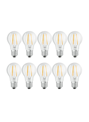 Osram Star Filament LED Bulb, 7W, E27, 2700K, 10 Pieces, White