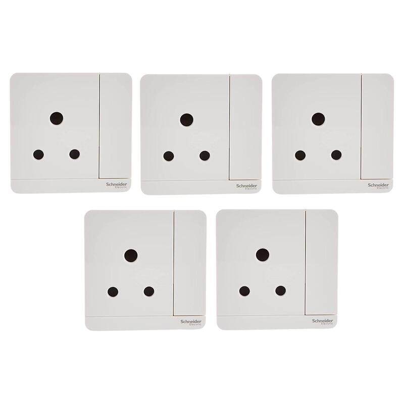

Schneider Electric Schneider Avatar On 15Amo Switch Socket - Pack of 5