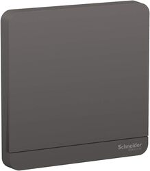 Schneider Avataron Switch, 16Ax, 250V, 1 Way - Dark Grey E8331L1_Dg - Pack of 3