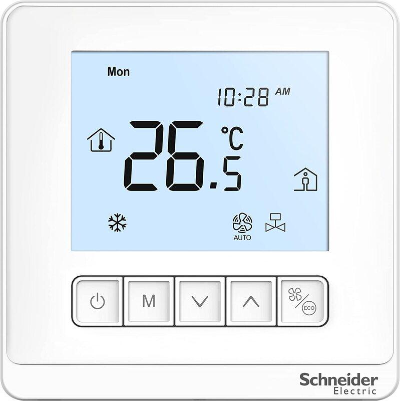 

Schneider Electric Schneider Space Logic Digital Thermostat Fan Coil On/Off LCD 2P 3 Fans TC903-3A2L