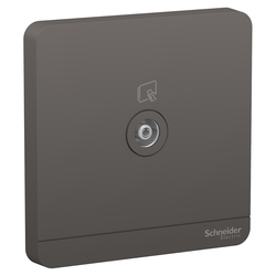 Schneider Electric AvatarOn, TV socket, 75 Ohm, Dark Grey (Model Number-E8331TV_DG)