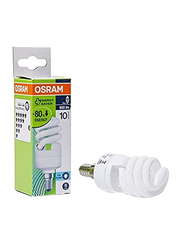 Osram Dulux Superstar Mini Twist Fluorescent Bulb, 12W, E14, 6500K, Cool Daylight White