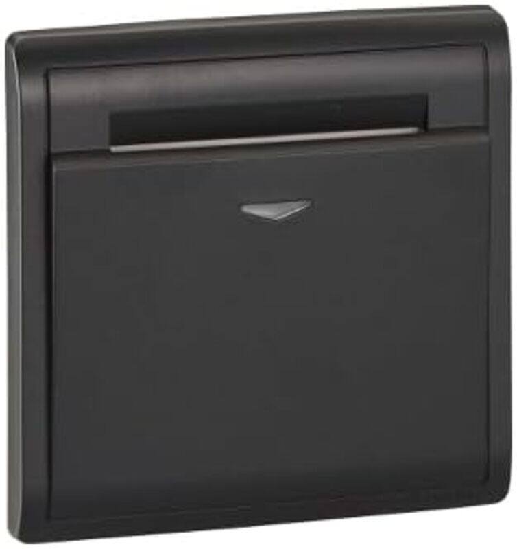 

Schneider Electric 16A 250V Electronic Key Card Switch with Time Delay, Matt Black - E8231EKT_MB_G1