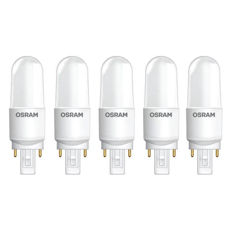 

Osram 12W LED Bulb G24D 2-Pin base Warm White, 830/3000K - Pack of 5