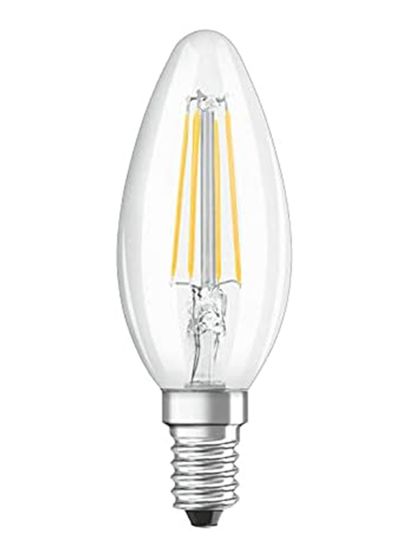 Osram E14 Filament LED Light Bulb, 4W, Warm White