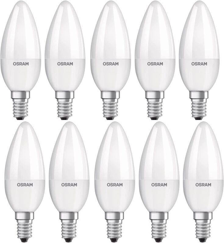 

Osram LED Value E14 Classic B40 4.7W 6500K Day Light Frosted , Pack of 10