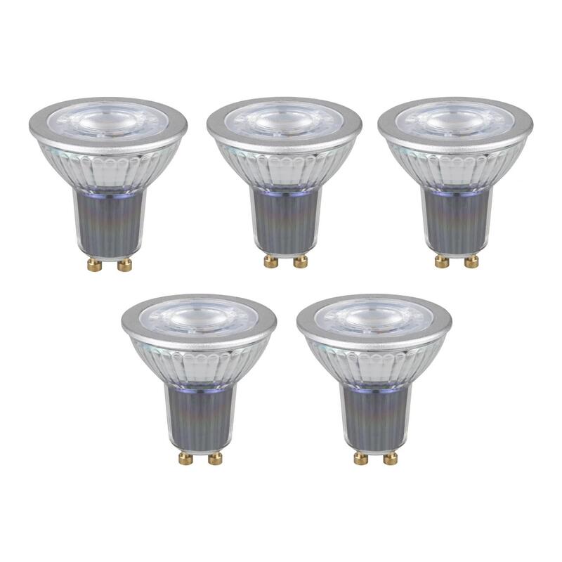 Osram GU10 Dimmable LED Bulb PAR16 9.6W Cool White 36D 750lm - Replaces 100W - Pack of 5