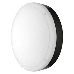 Ledvance IP65 Bulkhead 20 Watts 3000k Warm White, Black Round