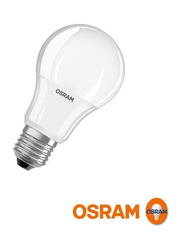 Osram Value Classic Frosted LED Bulb, 8.5W, E27, 6500K, 10 Pieces, Daylight White