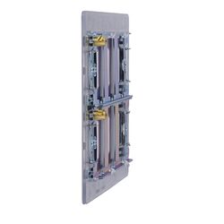 Schneider Electric Ultimate - flate plate Grid system - 6 gangs - stainless steel - GUGS06G-SS