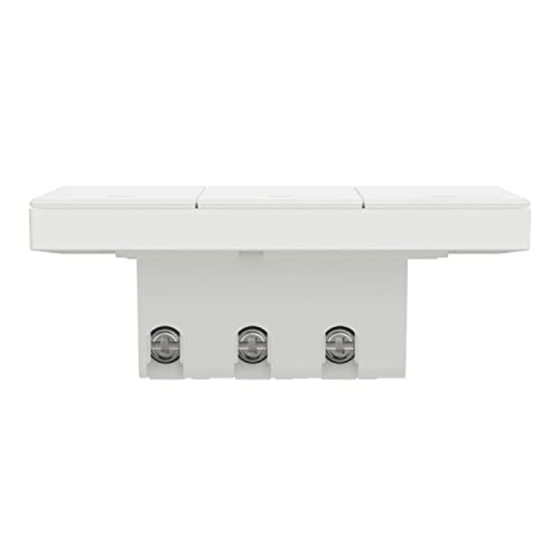 Schneider Electric Avataron C Switch With Fluorescent Locator E8733L2F_WE, 3 Gang, 16Ax White 250 V 2 Way