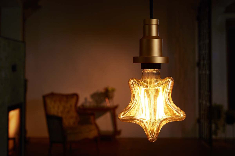 Osram 1906 Star Shape Vintage LED Lamp, 40W, Warm White