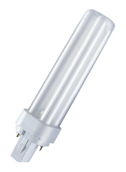 Osram Dulux D Light Bulb, 18W 2 Pin, Interna White