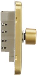 Schneider Electric Lisse - Universal Dimmer - 1 gang 2 way - 400W/VA Satin Brass - GGBL6012CSBS