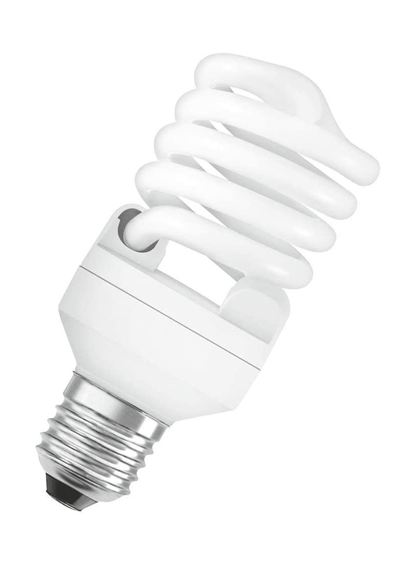 Osram Dulux Star Mini Twist Spiral CFL Bulb, 23W, 4 Pieces, Warm White
