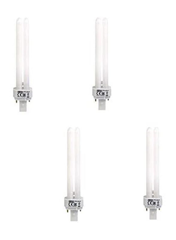 Osram Dulux D Long Lasting High Quality and Durable CFL Bulb, 26W 2 Pin, 4 Pieces, Day Light White