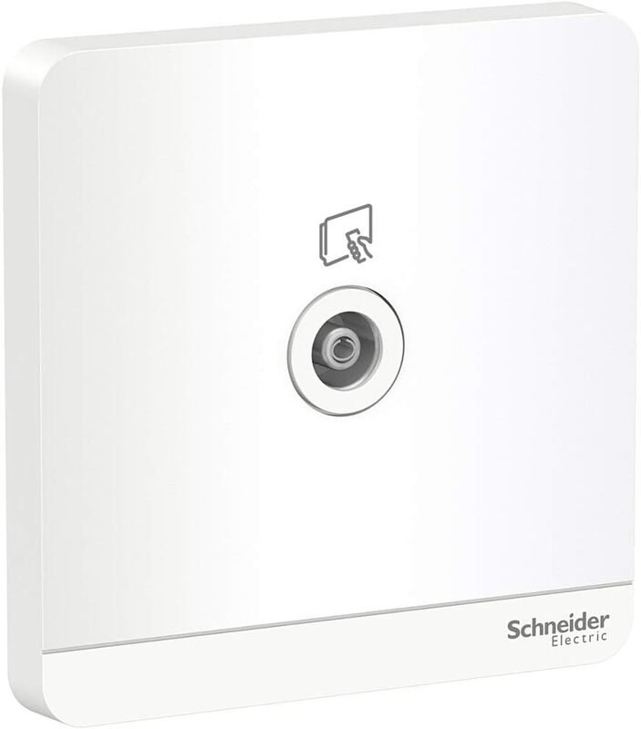 Schneider Electric AvatarOn, TV socket, , 75 Ohm, White (Model Number-E8331TV_WE) - Pack of 3