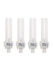 Osram Dulux D CFL Bulb, 13W 2 Pin, 4 Pieces, Cool White