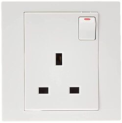Schneider Electric Vivace White - Single switched socket - 13 A - 230 V - 1 gang -white - Pack of 3