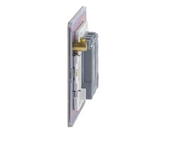 Schneider Electric Plate switch, Ultimate Screwless flat plate, 1-pole 2-way, screw terminals, IP20, pearl nickel - GU1422-WPN