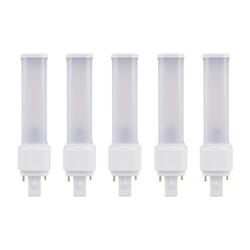 Osram Dulux D LED D26 EM  9W 840 G24D-3, 4000k Cool white , 2 PIN Bulb - Pack of 5