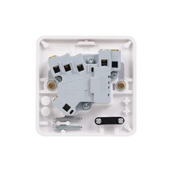 Schneider Electric Lisse - Fuse connection unit - Flex Outlet - 1 gang - 13 A - white moulded - GGBL5013S