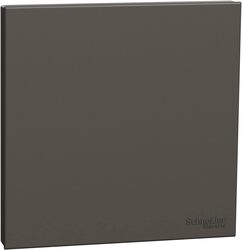 Schneider Electric Blank Plate, AvatarOn C, 1 gang, dark grey - Pack of 5