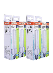 Osram Energy Saver CFL Bulb, 23W, E27, 4 Pieces, Warm White