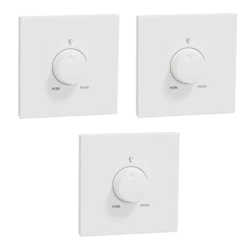 Schneider Electric Universal dimmer with switch, AvatarOn C, White - Pack of 3