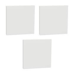 Schneider Electric Blank Plate, AvatarOn C, 1 gang, white - Pack of 3