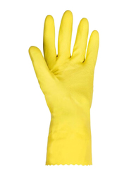Honeywell Finedex Reusable Long Cuff Latex Gloves, 209440-109, Yellow, Large