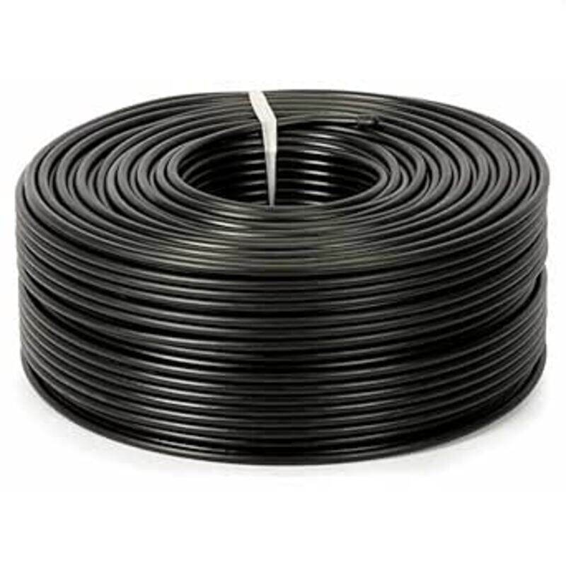 

Oman Cables Single Core 4 SQMM PVC Wire Black Color 500 M Roll - 450/750V