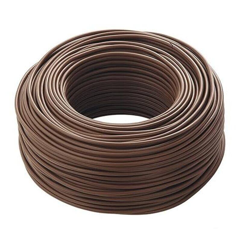 

Oman Cables Single Core 2.5 SQMM PVC Wire Brown Color 500 M Roll - 450/750V