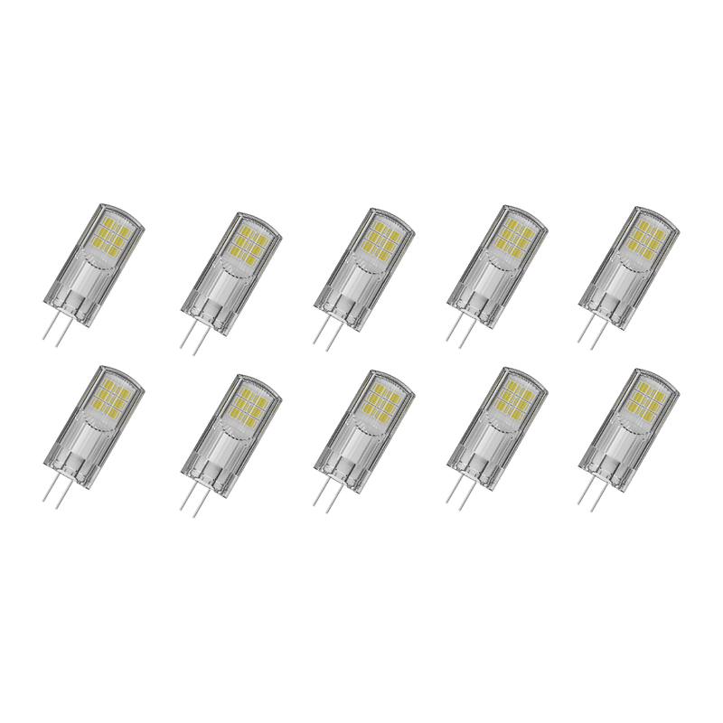 Ledvance G4 Bulb Warm White LED PIN 12V 2.6W 2700K - Pack of 10