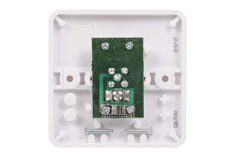 Schneider Electric Lisse Square edge white moulded - SAT socket F type - GGBL7030S