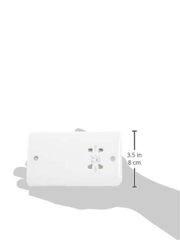 Schneider Electric Lisse - Shaver Socket - 115-230 V - White - Pack of 3