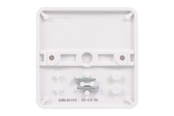 Schneider Electric Lisse - White moulded - blank plate - 1 gang - matt white - GGBL8010S