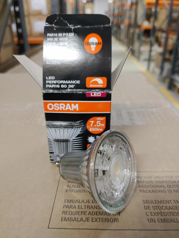 Osram Par16 LED Bulb PAR16 36 Degree Dimmable 7.5W Cool white 4000k