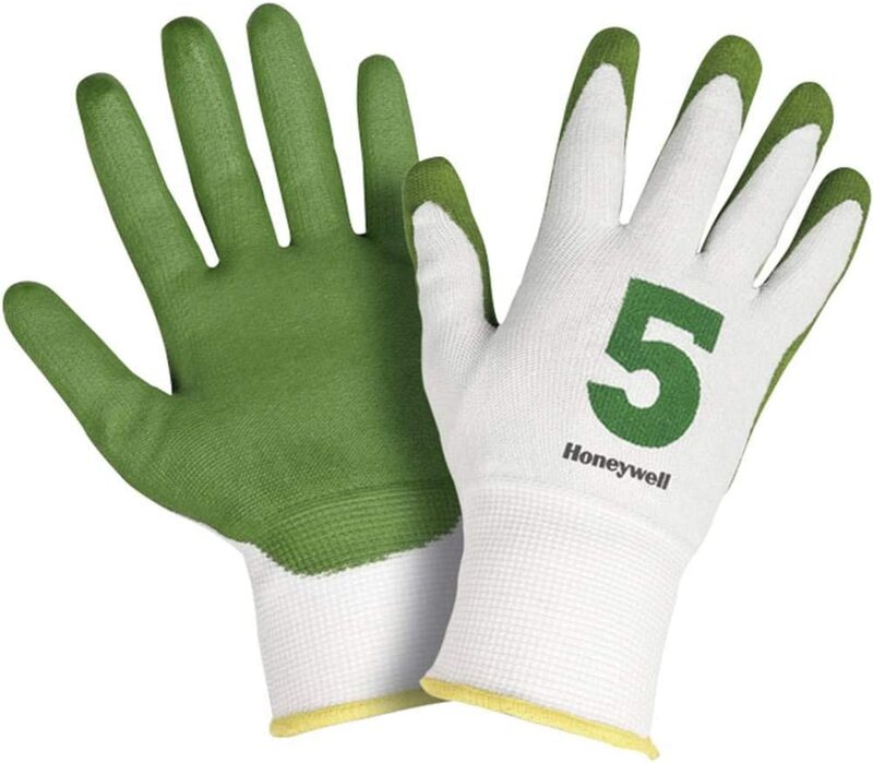 Honeywell 233254509 CutResistant Safety Glove Check & Go Green PU 5 Dyneema Polyamide and Fibre Composite Dimension